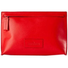 將圖片載入圖庫檢視器 Gigi red medium leather pouch BAGS Designers Remix 
