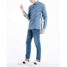 Load image into Gallery viewer, Heino band cotton denim shirt Men Clothing Won Hundred 
