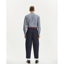 Load image into Gallery viewer, Helterskelter Navy Cotton Stretch Trousers Men Clothing Libertine-Libertine 
