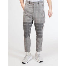 Load image into Gallery viewer, Herman Black Ecru Check Stretch Trousers Men Clothing Holzweiler 
