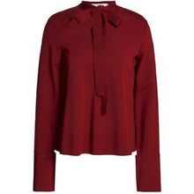 Load image into Gallery viewer, Imelda pussy-bow cutout blouse Women Clothing House of Dagmar 
