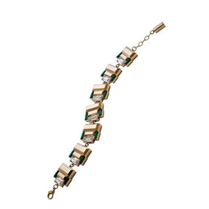 INVINCIBLE 14-karats gold and crystal bracelet Women Jewellery ALP Jewelry 