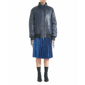 Jessa padded buffer oversized bomber jacket Women Clothing Designers Remix 