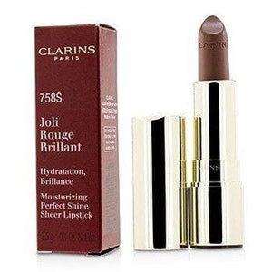 Joli Rouge Brillant (Moisturizing Perfect Shine Sheer Lipstick) - # 758S Sandy Pink Makeup Clarins 