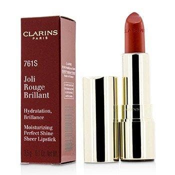 Joli Rouge Brillant (Moisturizing Perfect Shine Sheer Lipstick) - # 761S Spicy Chili Makeup Clarins 