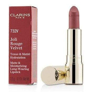Joli Rouge Velvet (Matte & Moisturizing Long Wearing Lipstick) - # 732V Grenadine Makeup Clarins 