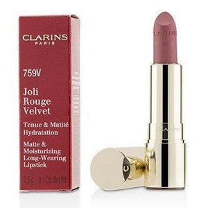 Joli Rouge Velvet (Matte & Moisturizing Long Wearing Lipstick) - # 759V Wood Berry Makeup Clarins 