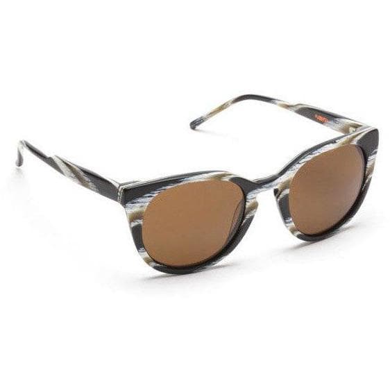 Junebug Light Horn Matt round frame acetate sunglasses ACCESSORIES Kaibosh O/S 