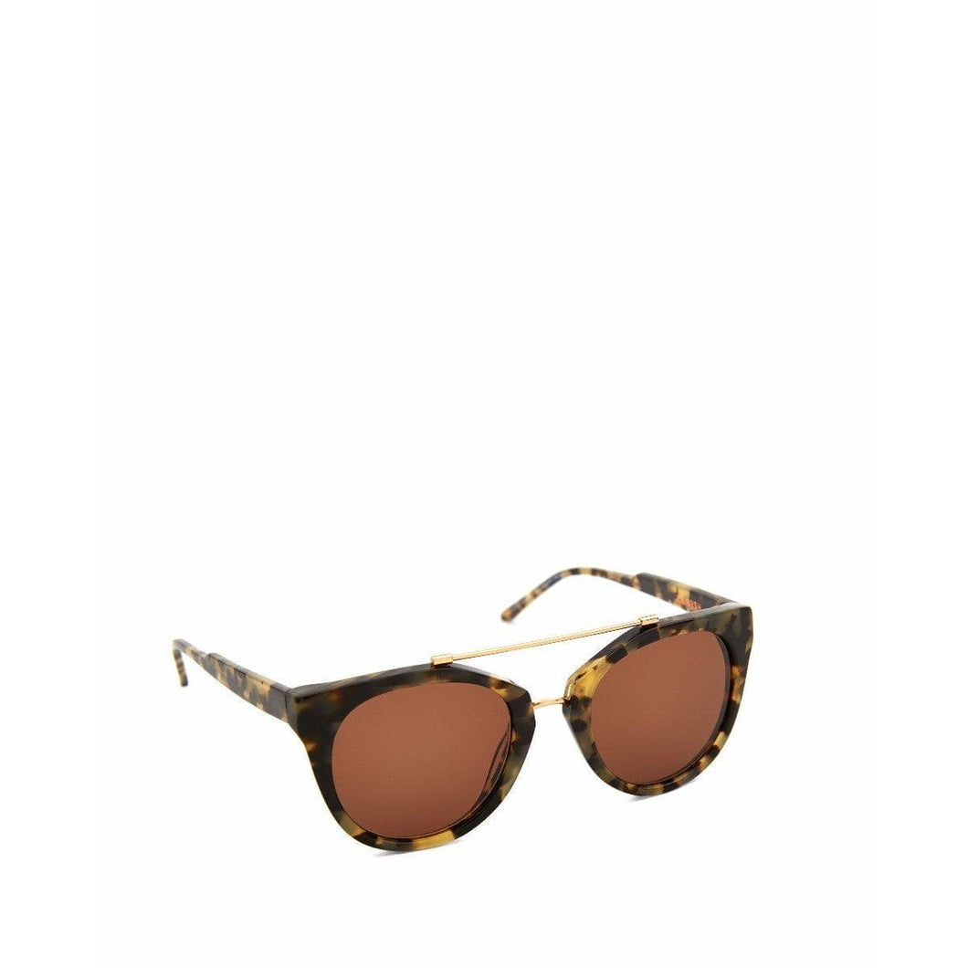 Junebug Remix turtle shiny aviator-style acetate and gold tone sunglasses ACCESSORIES Kaibosh O/S 