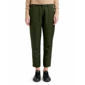 Krissy army green cropped pants Women Clothing Hope 