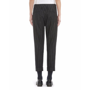 Law wool mix striped trouser Women Clothing Hope 