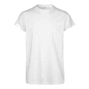 Layne back printed logo cotton tee shirt Men Clothing Won Hundred 