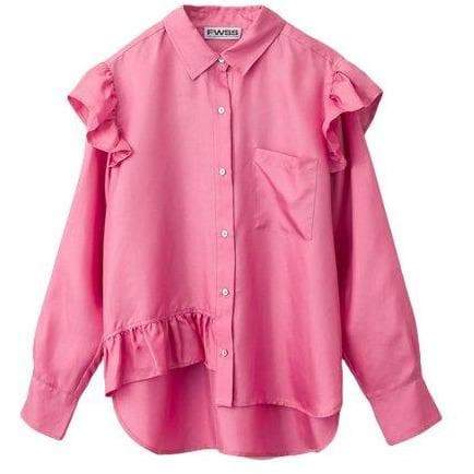 Leah pink silk shirts Women Clothing FWSS XS 