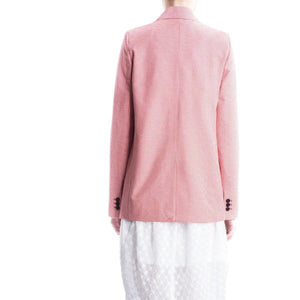 Leroy cotton checkered blazer Women Clothing Designers Remix 