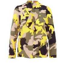 Load image into Gallery viewer, Lindsey camouflage print silk mix blouse Women Clothing Won Hundred 

