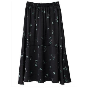 Lisbet Floral Print Silk Skirt Women Clothing FWSS XS 