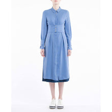 Load image into Gallery viewer, Lottie striped midi shirt dress Women Clothing Designers Remix 34 
