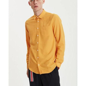 Lynch Sun Yellow Cotton Blend Shirt Men Clothing Libertine-Libertine 