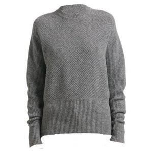 Lynx grey lambswool sweater Women Clothing Hope 