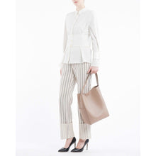 Load image into Gallery viewer, Martha stripped wide pants Women Clothing Designers Remix 
