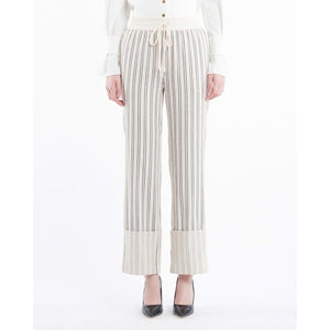 Martha stripped wide pants Women Clothing Designers Remix 34 