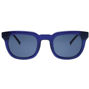 Material Boy royal blue shiny square frame acetate sunglasses ACCESSORIES Kaibosh 