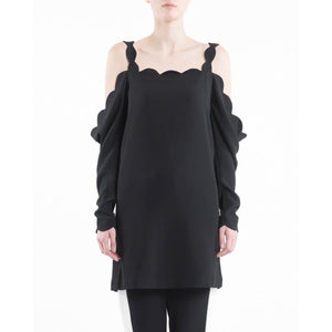 Mattie dropped shoulder scallop dress Women Clothing Designers Remix 34 