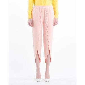 Mattie scallop cropped pants Women Clothing Designers Remix 