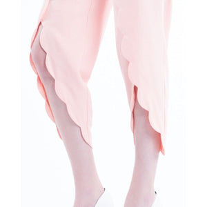 Mattie scallop cropped pants Women Clothing Designers Remix 
