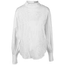 Load image into Gallery viewer, May cotton lace trimmed blouse Women Clothing FWSS 
