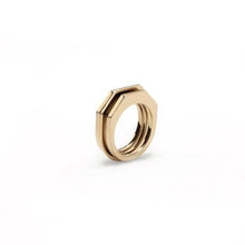 將圖片載入圖庫檢視器 ME 14-karats gold triple ring Women Jewellery ALP Jewelry 52# 

