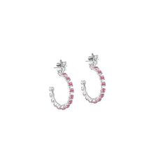 Load image into Gallery viewer, Medium crystal spikes hoop earrings Women Jewellery Joomi Lim 
