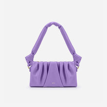 將圖片載入圖庫檢視器 MILA Small vegan leather tote Women bag JW PEI Purple 
