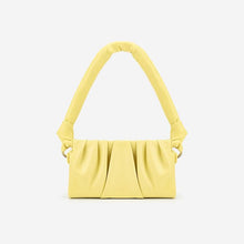 將圖片載入圖庫檢視器 MILA Small vegan leather tote Women bag JW PEI Yellow 
