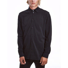 Load image into Gallery viewer, Mills black cotton uniform shirt Men Clothing Whyred 48 
