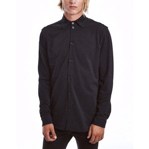 Mills black cotton uniform shirt Men Clothing Whyred 48 