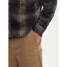 將圖片載入圖庫檢視器 Miracle navy mustard wool blend overshirt Men Clothing Libertine-Libertine 
