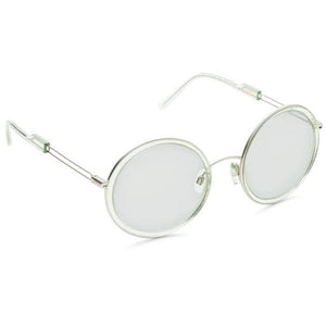 Miss Joplin Cactus Hallusination round frame acetate silver tone sunglasses ACCESSORIES Kaibosh O/S 