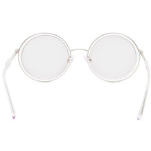 Load image into Gallery viewer, Miss Joplin purple gaze round frame acetate silver tone sunglasses ACCESSORIES Kaibosh 
