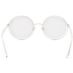 Miss Joplin purple gaze round frame acetate silver tone sunglasses ACCESSORIES Kaibosh 
