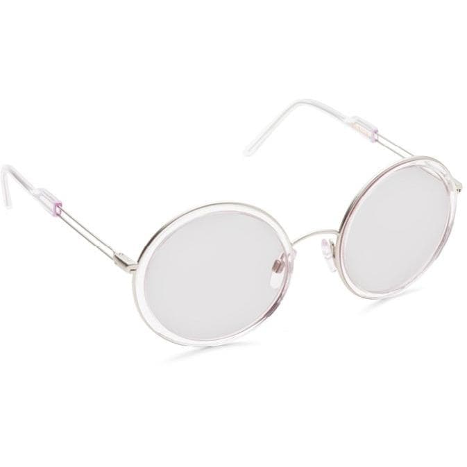 Miss Joplin purple gaze round frame acetate silver tone sunglasses ACCESSORIES Kaibosh O/S 