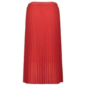 Moe red pleated skirt Women Clothing Just Female 