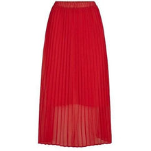 Load image into Gallery viewer, Moe red pleated skirt Women Clothing Just Female XS 
