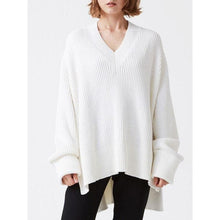 Load image into Gallery viewer, Moon white chunky sweater Women Clothing Hope 
