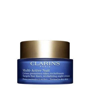 Multi-Active Night Targets Fine Lines Revitalizing Night Cream - For Normal To Dry Skin Skincare Clarins 