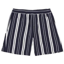 將圖片載入圖庫檢視器 Navy Stripe Front Shorts Men Clothing Libertine-Libertine S 
