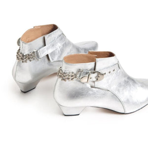 Nessa metallic leather ankle boots WOMEN SHOES Won Hundred 36 