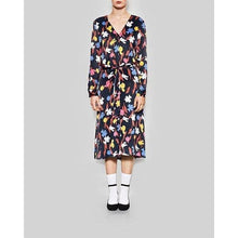 Load image into Gallery viewer, Nina floral print satin midi dress Women Clothing Just Female 

