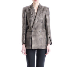 Load image into Gallery viewer, Nite jacquard checked blazer Women Clothing Hope 34 
