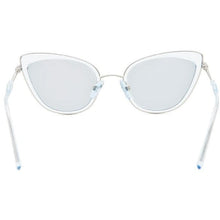 Load image into Gallery viewer, Oh Behave! Lucy blue cat-eye acetate and silver tone sunglasses ACCESSORIES Kaibosh 

